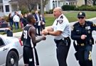 A racist police officer arrested and beat up a Black teenager for no reason