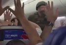 Shocking Video: Plane in the U.S. Forced to Make Emergency Landing After Security Threat On Board